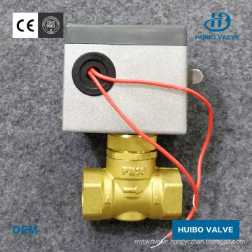 2 Way Motorized Brass Ball Valve 1/2′′-1′′inch with Ce Certificate